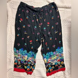 Vintage First Option Too Maximalist Cafe Scene Flowy Capris